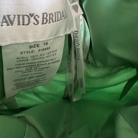 DAVID BRIDAL BRIDESMAID DRESS SIZE 10 - Picture 4 of 5